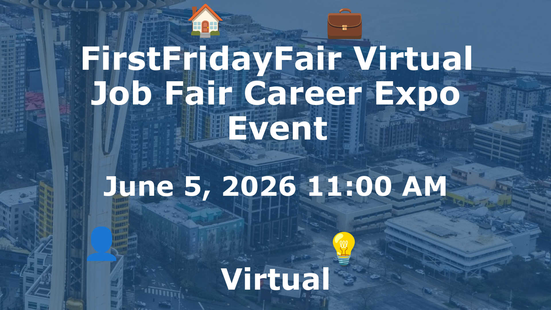 FirstFridayFair Virtual Job Fair Career Expo Event event image